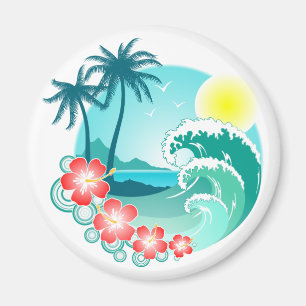 Aimant Ile Hawaïenne 3