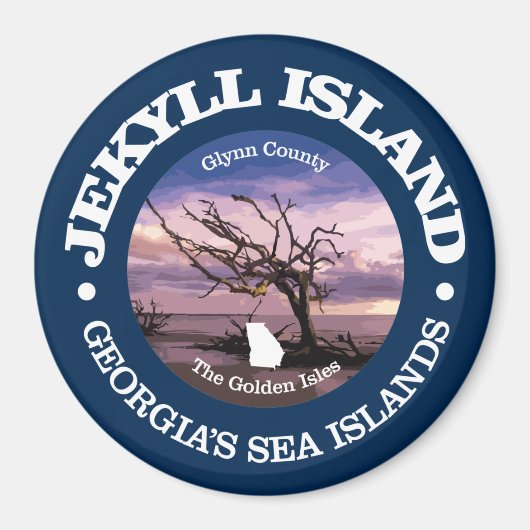 Aimant Île Jekyll (B) (Devant)