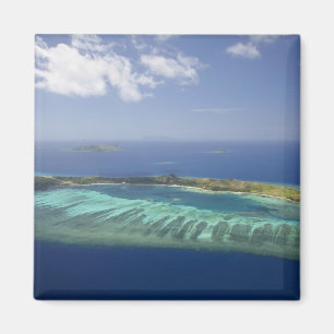 Aimant Île Mana et récif corallien, îles Mamanuca