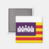 Aimant Îles Baléares, Espagne (Recto/Verso)