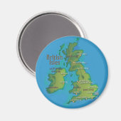 Aimant Îles Britanniques (Recto/Verso)