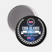 Aimant Îles Cook (Recto/Verso)
