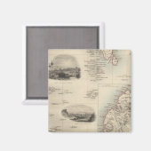 Aimant Îles Dans L'Océan Indien (Recto/Verso)