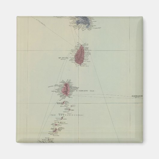 Aimant Îles du Vent 2 (Devant)