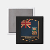 Aimant Îles Falkland (Recto/Verso)
