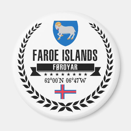 Aimant Îles Féroé (Devant)