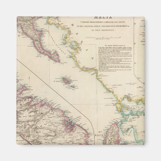 Aimant Îles Ioniennes et Malte (Devant)