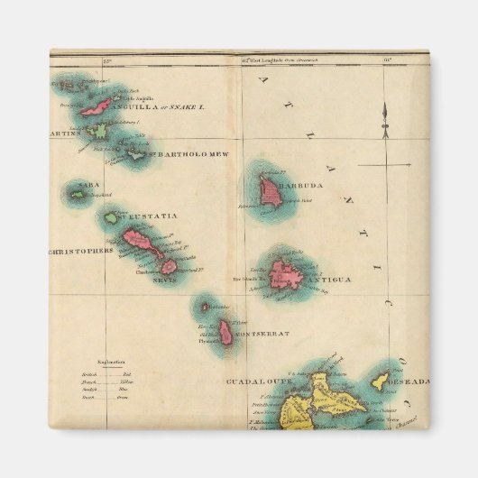 Aimant Îles Leeward (Devant)