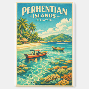 Aimant Îles Perhentian, Malaisie, dans un style vibrant