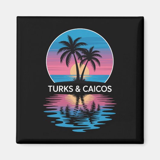 Aimant Îles Turques-et-Caïques (Devant)