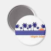 Aimant Îles Vierges (Recto/Verso)