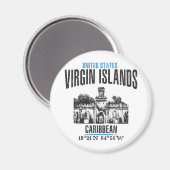 Aimant Îles Vierges (Recto/Verso)