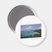 Aimant Îles Vierges américaines - St. John's Trunk Bay (Recto/Verso)