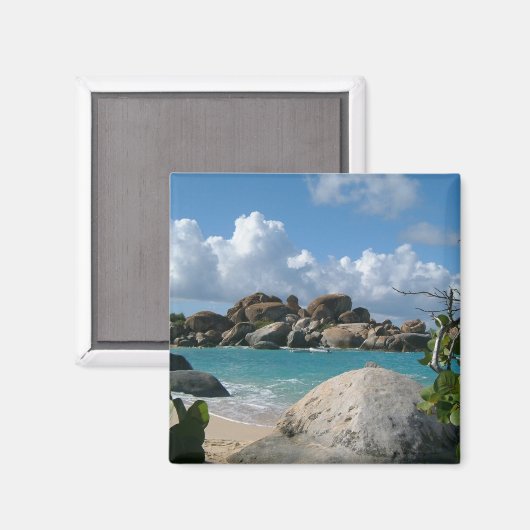 Aimant Îles Vierges pittoresques (Recto/Verso)