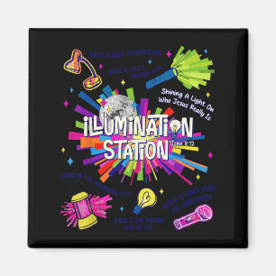Aimant Illumination Station VBS 2026 École biblique