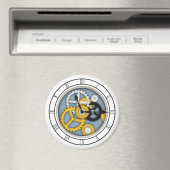 Aimant Illusion de l'horloge visible Fancity Horloge Art  (In Situ (Lave-vaisselle))