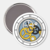 Aimant Illusion de l'horloge visible Fancity Horloge Art  (Recto/Verso)