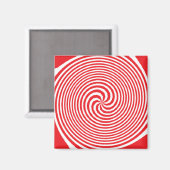 Aimant Illusion d'optique Motif Abstrait (Recto/Verso)