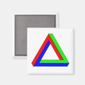 Aimant Illusion du triangle optique (Recto/Verso)