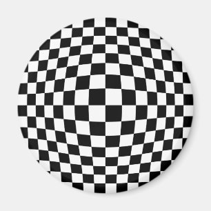 Aimant Illusion optique de damier