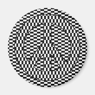 Aimant Illusion optique Paix
