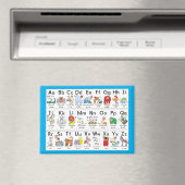 Aimant Illustrated Alphabet Animals (In Situ (Lave-vaisselle))