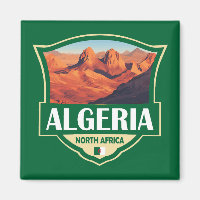 Illustration Algérie Insigne rétro