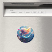 Aimant Illustration colorée de sirène sous-marine (In Situ (Lave-vaisselle))