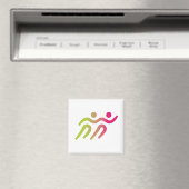 Aimant Illustration cool des coureurs (In Situ (Lave-vaisselle))