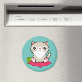 Aimant Illustration Cute Kitty (In Situ (Lave-vaisselle))