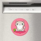 Aimant Illustration Cute Kitty (In Situ (Lave-vaisselle))