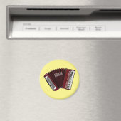 Aimant Illustration d'accordion (In Situ (Lave-vaisselle))