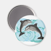Aimant Illustration dauphin (Recto/Verso)