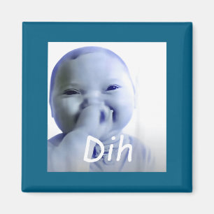Aimant Illustration de Ai Baby Dih Meme Brainrot