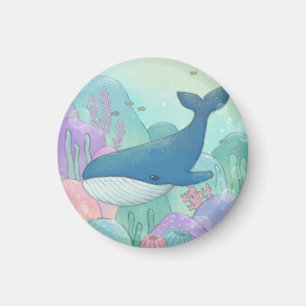 Aimant Illustration de baleine