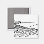 Aimant Illustration de Cannon Fire (Recto/Verso)