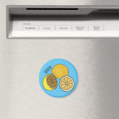 Aimant Illustration de citron (In Situ (Lave-vaisselle))