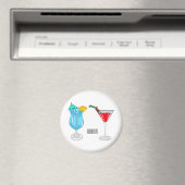 Aimant Illustration de cocktail (In Situ (Lave-vaisselle))