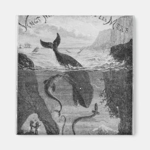 Aimant Illustration de couverture '20.000 ligues sous le