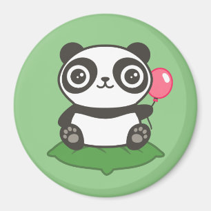 Aimant Illustration de Cute Panda