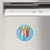 Aimant Illustration de dessin animé Popcorn (In Situ (Lave-vaisselle))