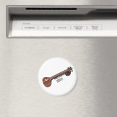 Aimant Illustration de dessin de Sitar (In Situ (Lave-vaisselle))