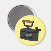 Aimant Illustration de dessin en fer de Charbon (Recto/Verso)