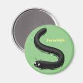 Aimant Illustration de dessin mignon millipede (Recto/Verso)