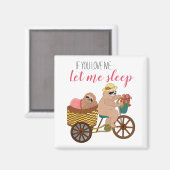 Aimant Illustration de fentes mignonnes et amusantes | La (Recto/Verso)