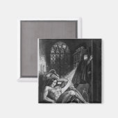 Aimant Illustration de 'Frankenstein' (Recto/Verso)
