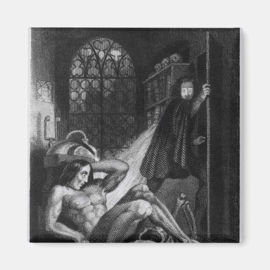 Aimant Illustration de 'Frankenstein' (Devant)