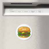 Aimant Illustration de Hamburger (In Situ (Lave-vaisselle))