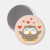 Aimant Illustration de I Owl You (Recto/Verso)