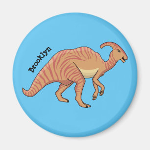 Aimant Illustration de la caricature de dinosaure du para